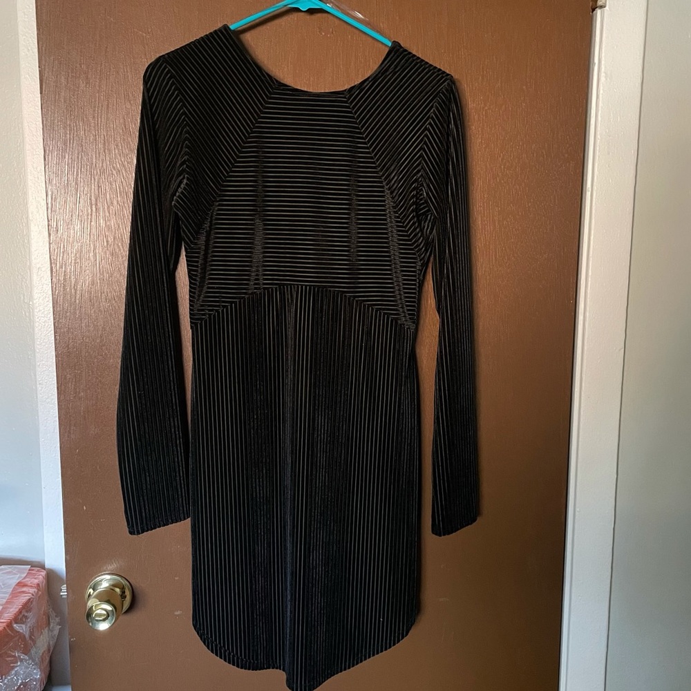 BNWT Black Corduroy Dress